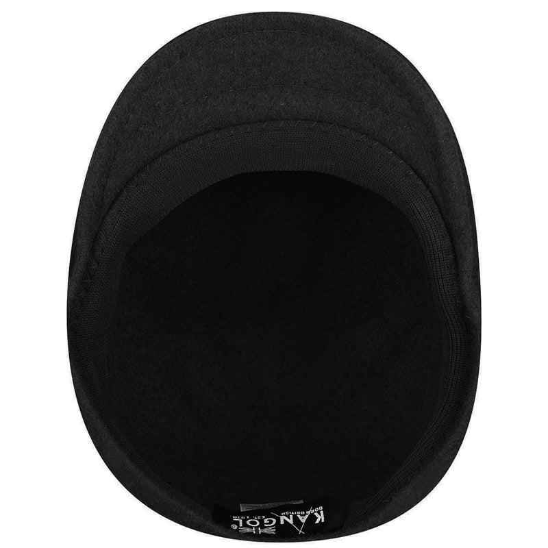 Kangol 507 Seamless Wool Hat, Flat Cap for Women and Men, Black, Large - Image 4